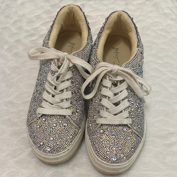 Betsey Johnson Fabulous Sparkle Sneakers - Picture 6 of 6